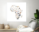 Wild Africa by Rodrigo Esparza-Salas on GIANT ART - white vector illustration