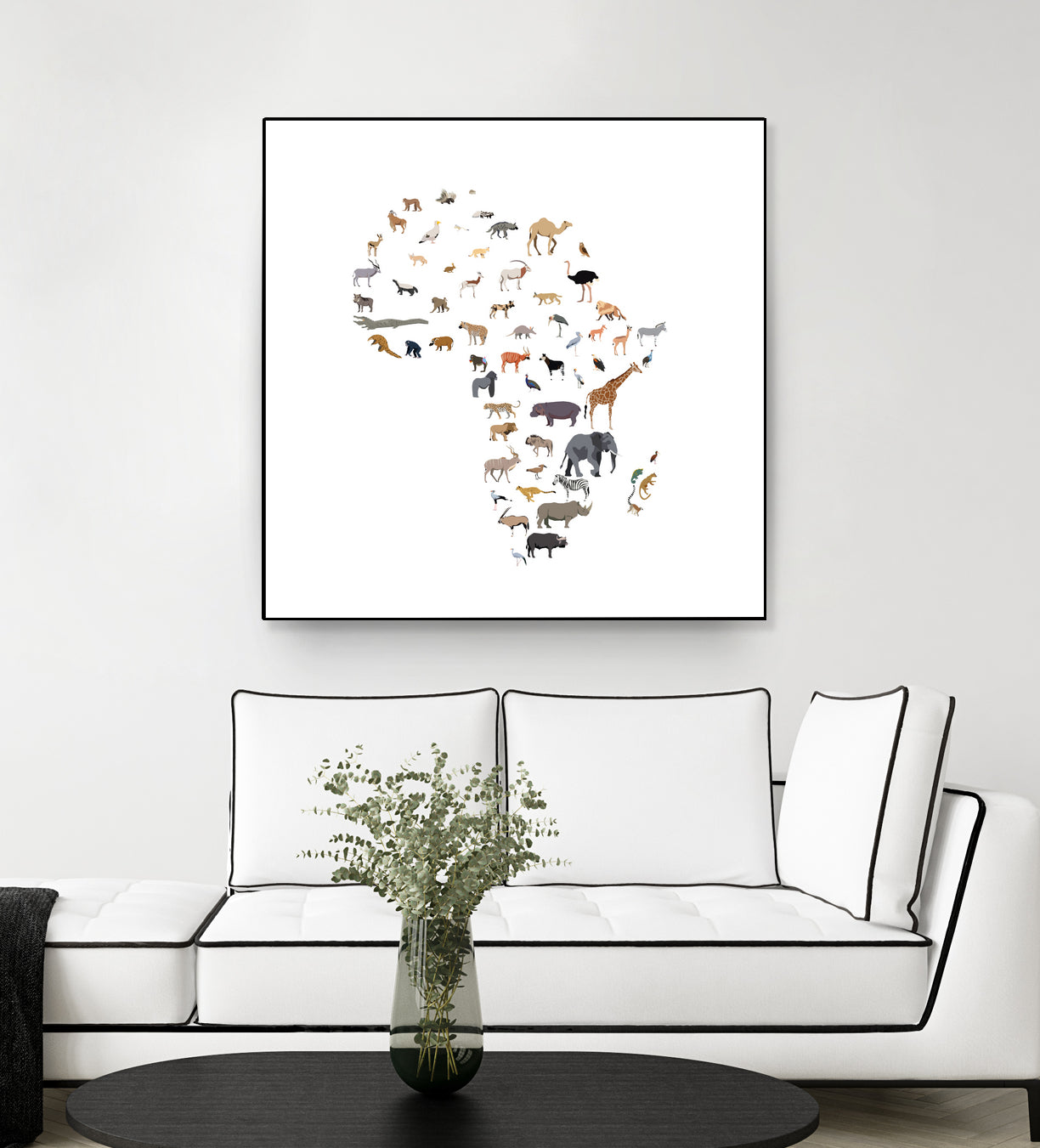 Wild Africa by Rodrigo Esparza-Salas on GIANT ART - white vector illustration