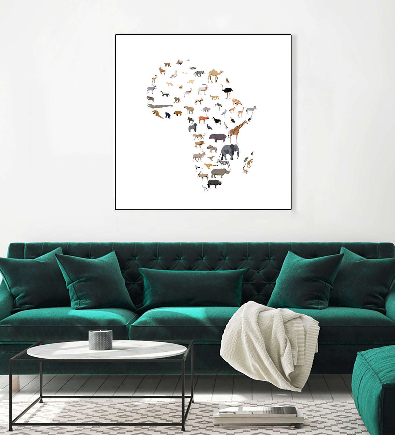 Wild Africa by Rodrigo Esparza-Salas on GIANT ART - white vector illustration