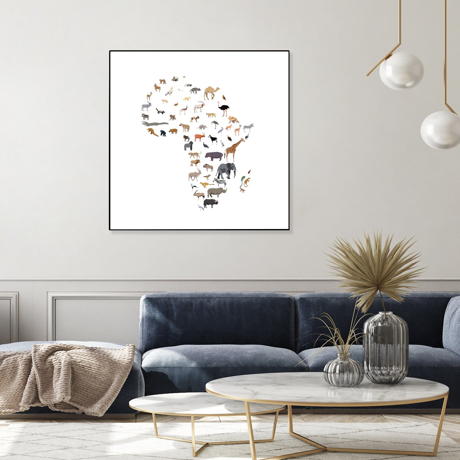 Wild Africa by Rodrigo Esparza-Salas on GIANT ART - white vector illustration