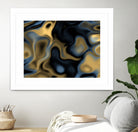 Blue Gold by christy Leigh hodgin on GIANT ART - blue digital painting