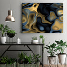 Blue Gold by christy Leigh hodgin on GIANT ART - blue digital painting