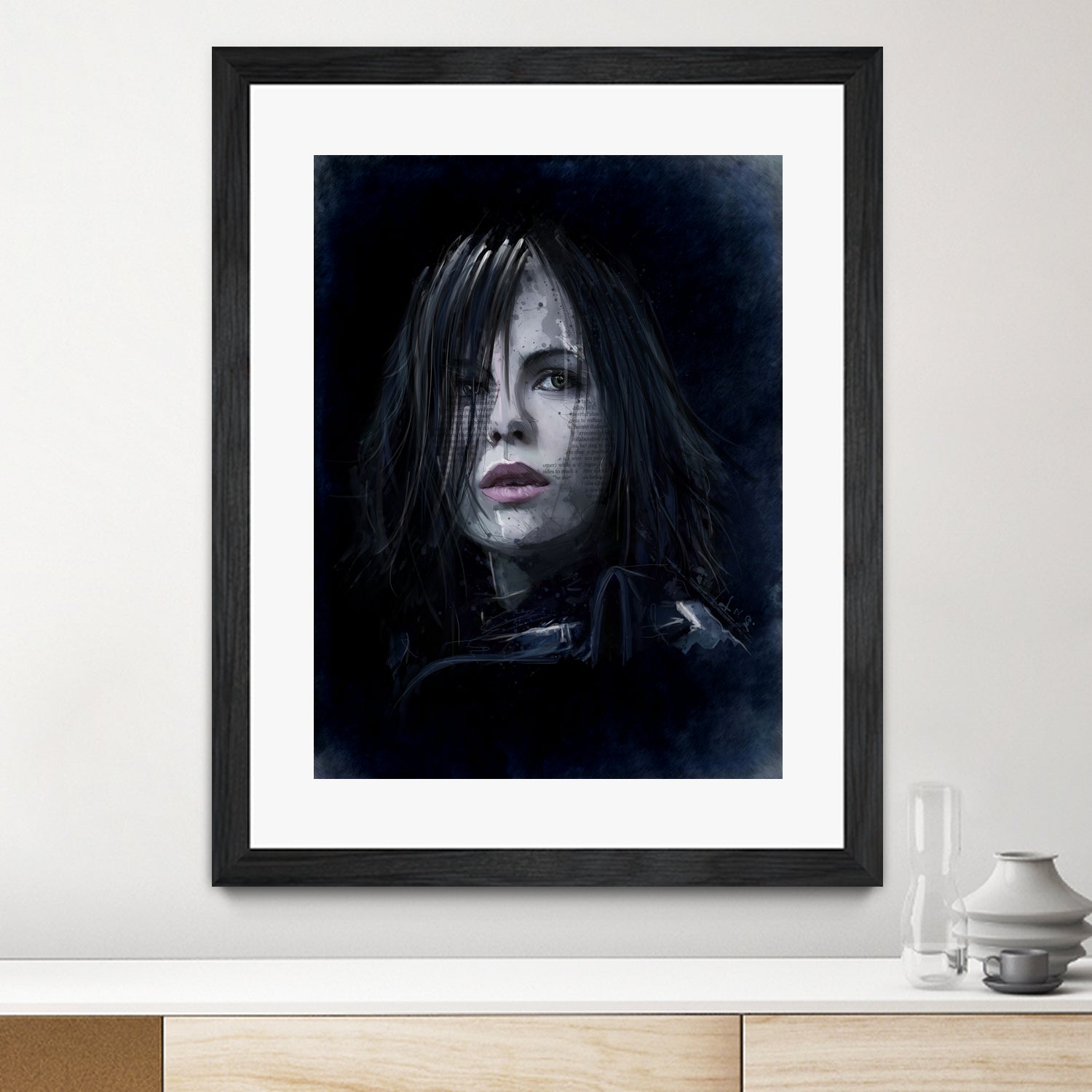 Selene by Claudio Tosi on GIANT ART - black digital painting