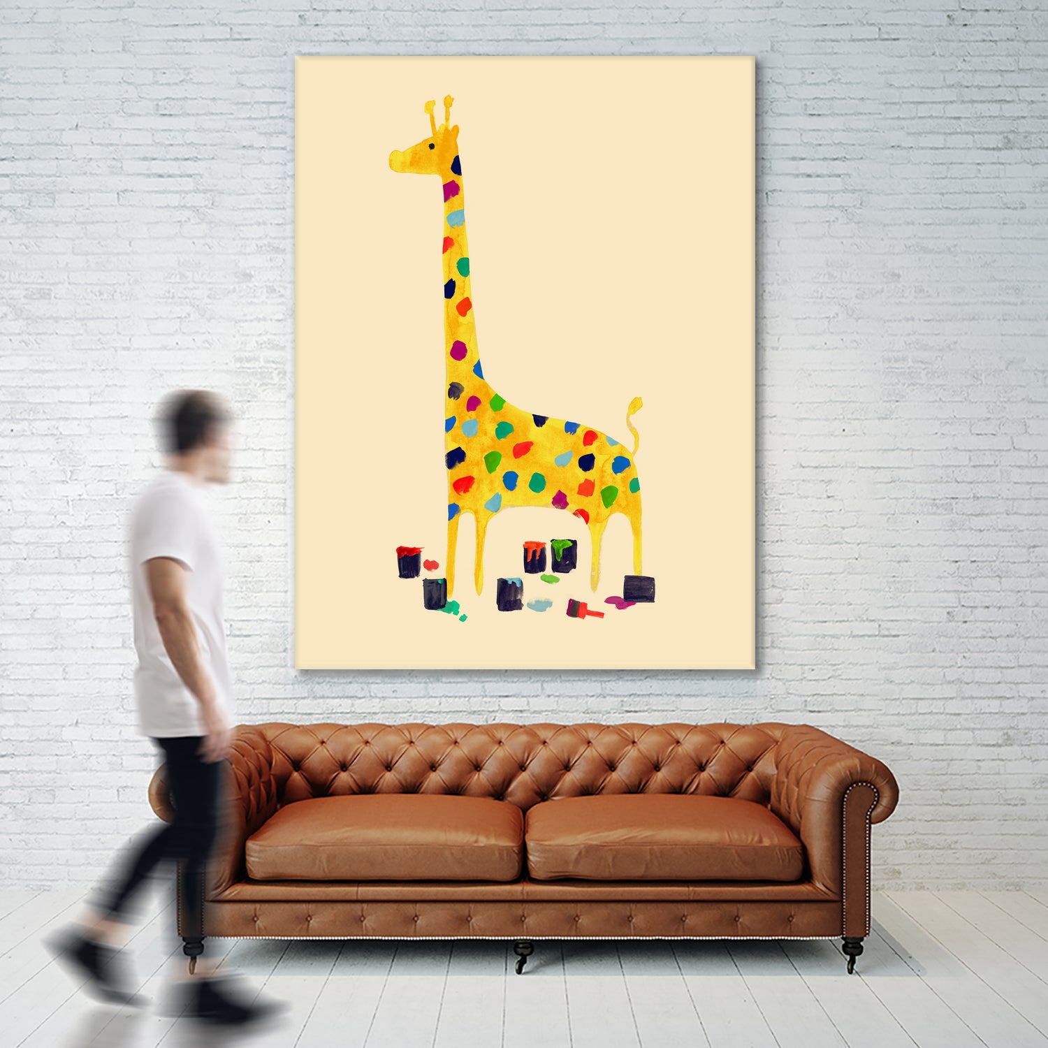 Whimsical Giraffe by Budi Satria Kompoi on GIANT ART - digital painting