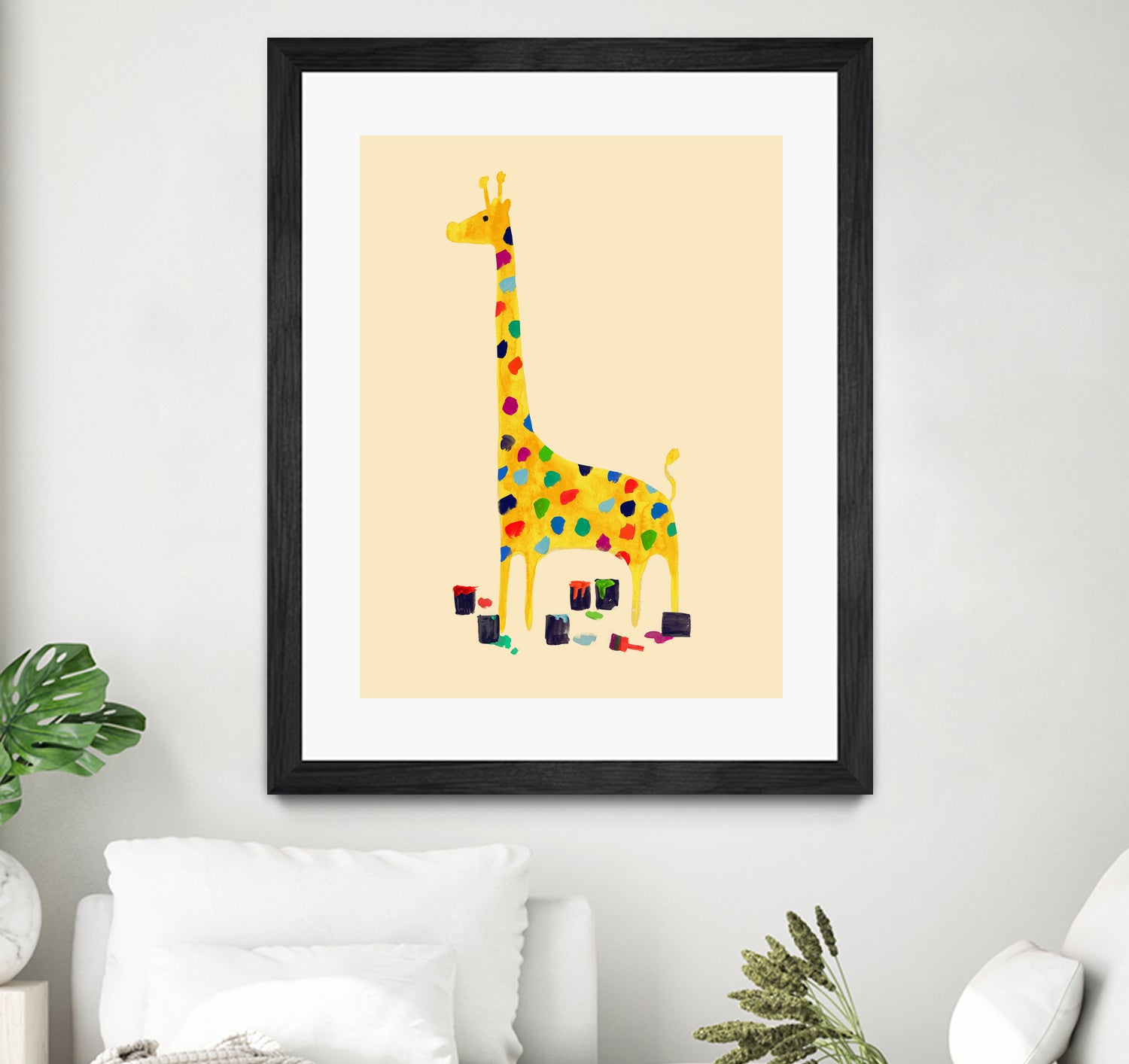 Whimsical Giraffe by Budi Satria Kompoi on GIANT ART - digital painting