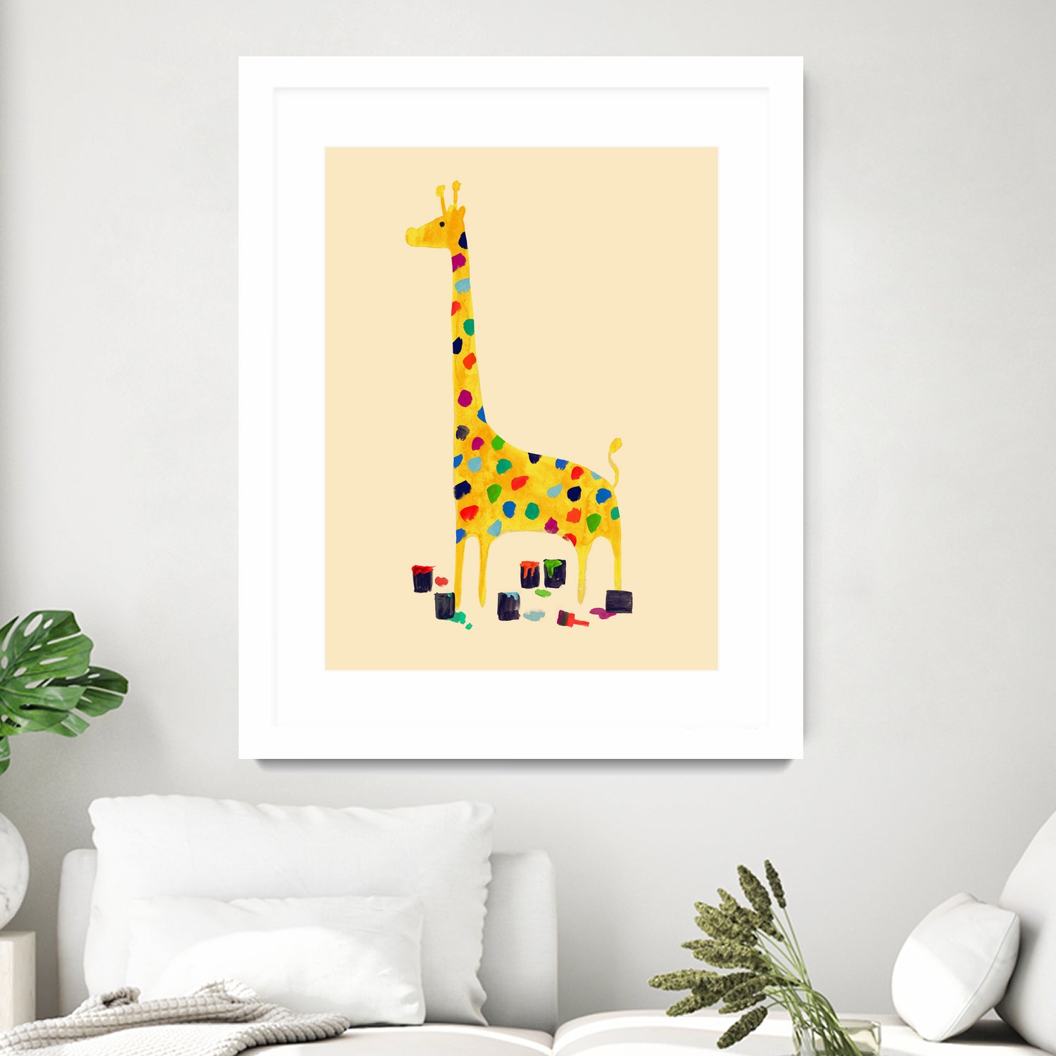 Whimsical Giraffe by Budi Satria Kompoi on GIANT ART - digital painting