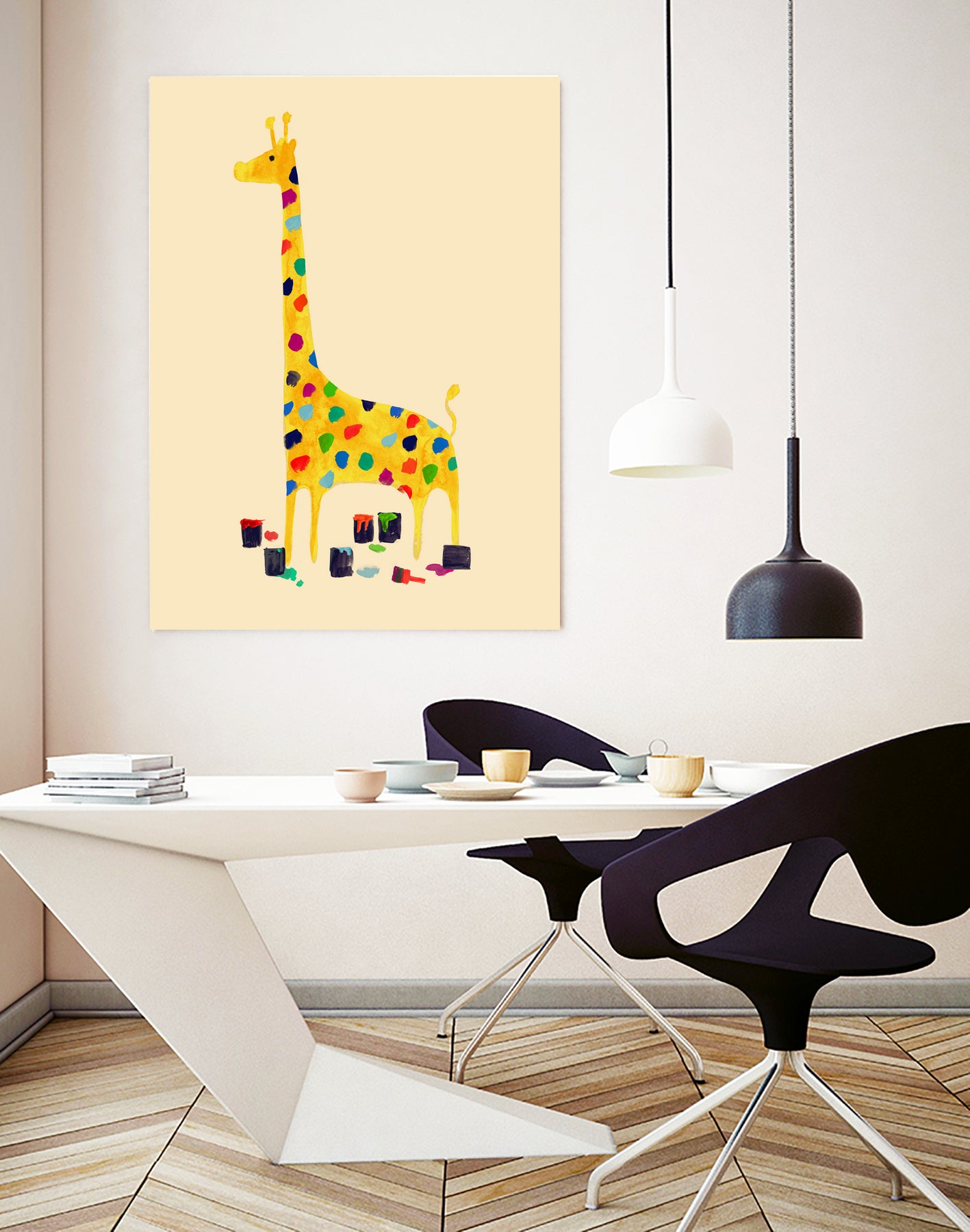 Whimsical Giraffe by Budi Satria Kompoi on GIANT ART - digital painting