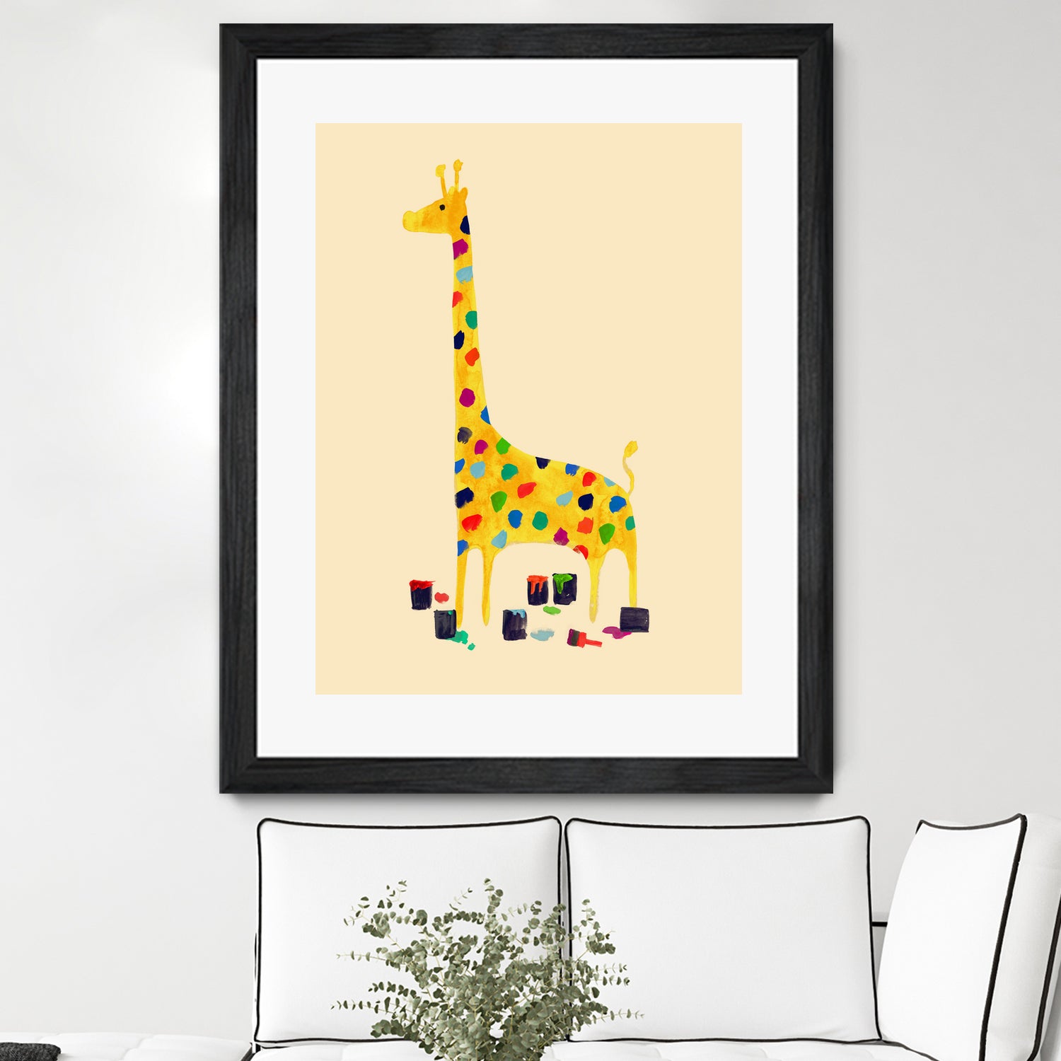 Whimsical Giraffe by Budi Satria Kompoi on GIANT ART - digital painting