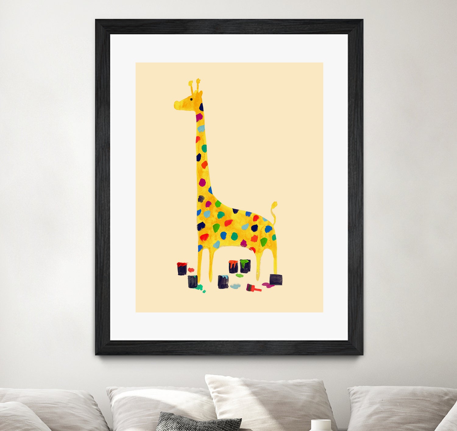 Whimsical Giraffe by Budi Satria Kompoi on GIANT ART - digital painting