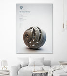 The Aizawa Attractor by . Chaotic Atmospheres on GIANT ART - gray 3d art