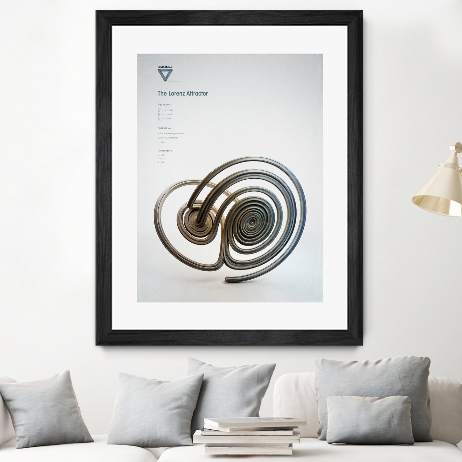 The Lorenz Attractor by . Chaotic Atmospheres on GIANT ART - 3d art