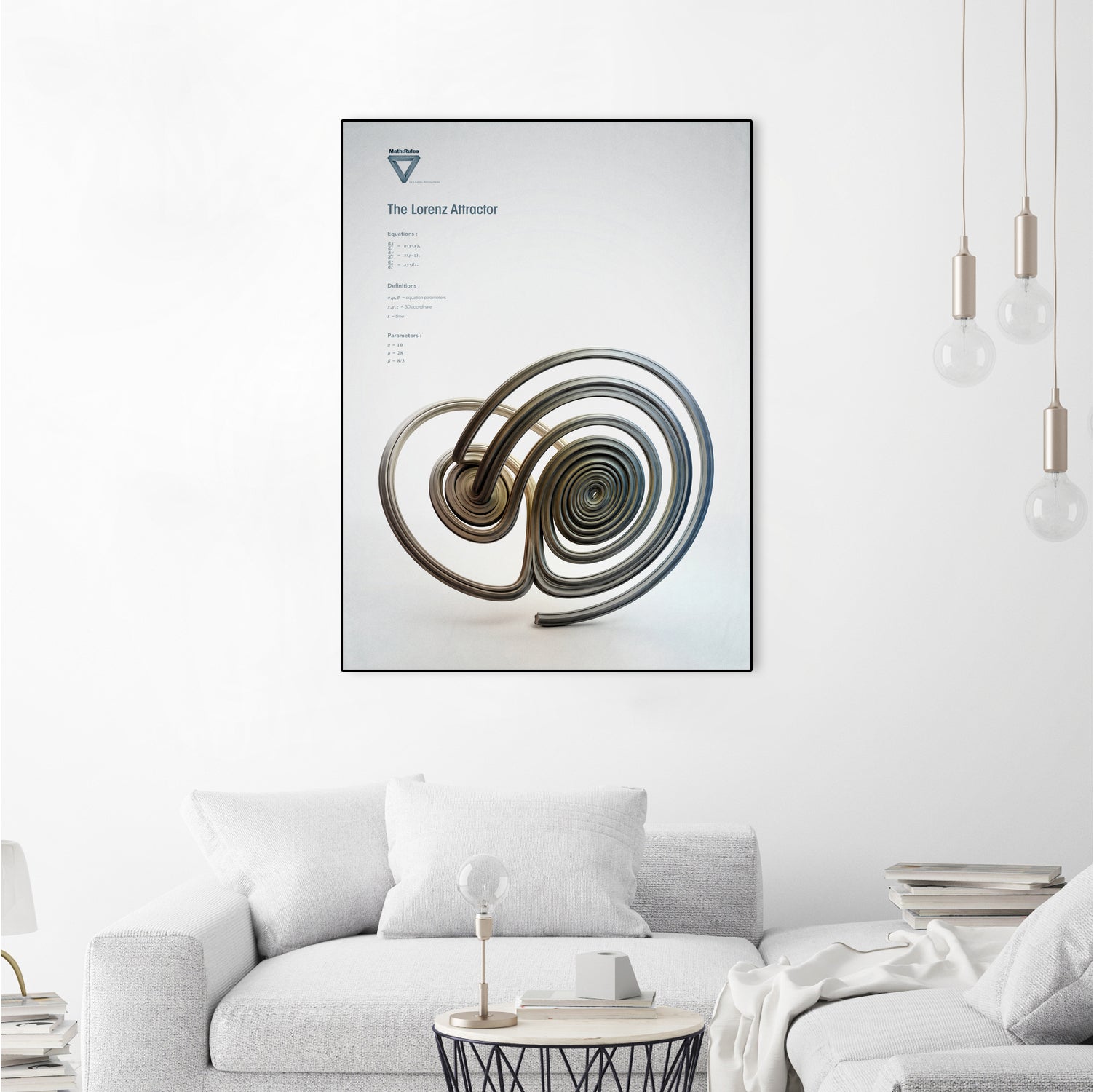 The Lorenz Attractor by . Chaotic Atmospheres on GIANT ART - 3d art