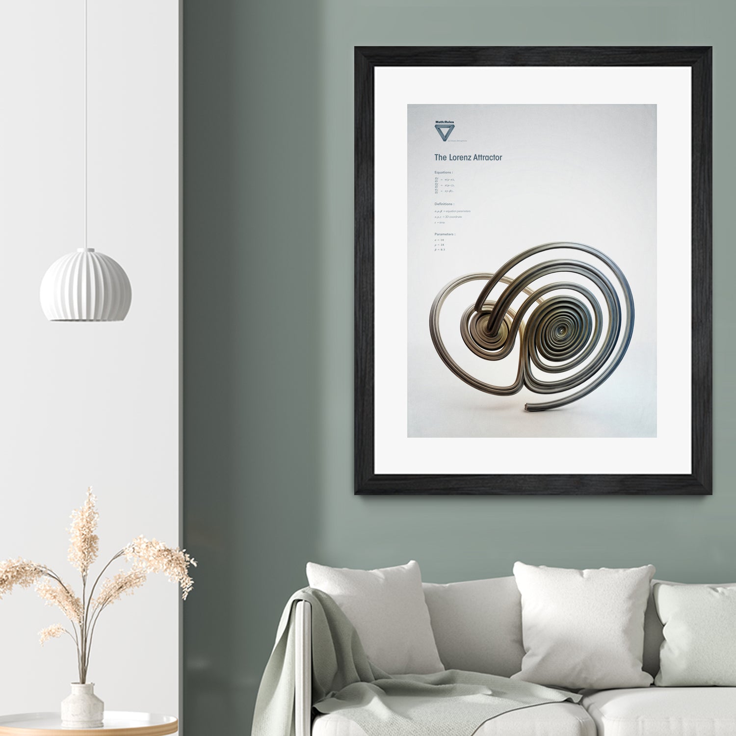 The Lorenz Attractor by . Chaotic Atmospheres on GIANT ART - 3d art