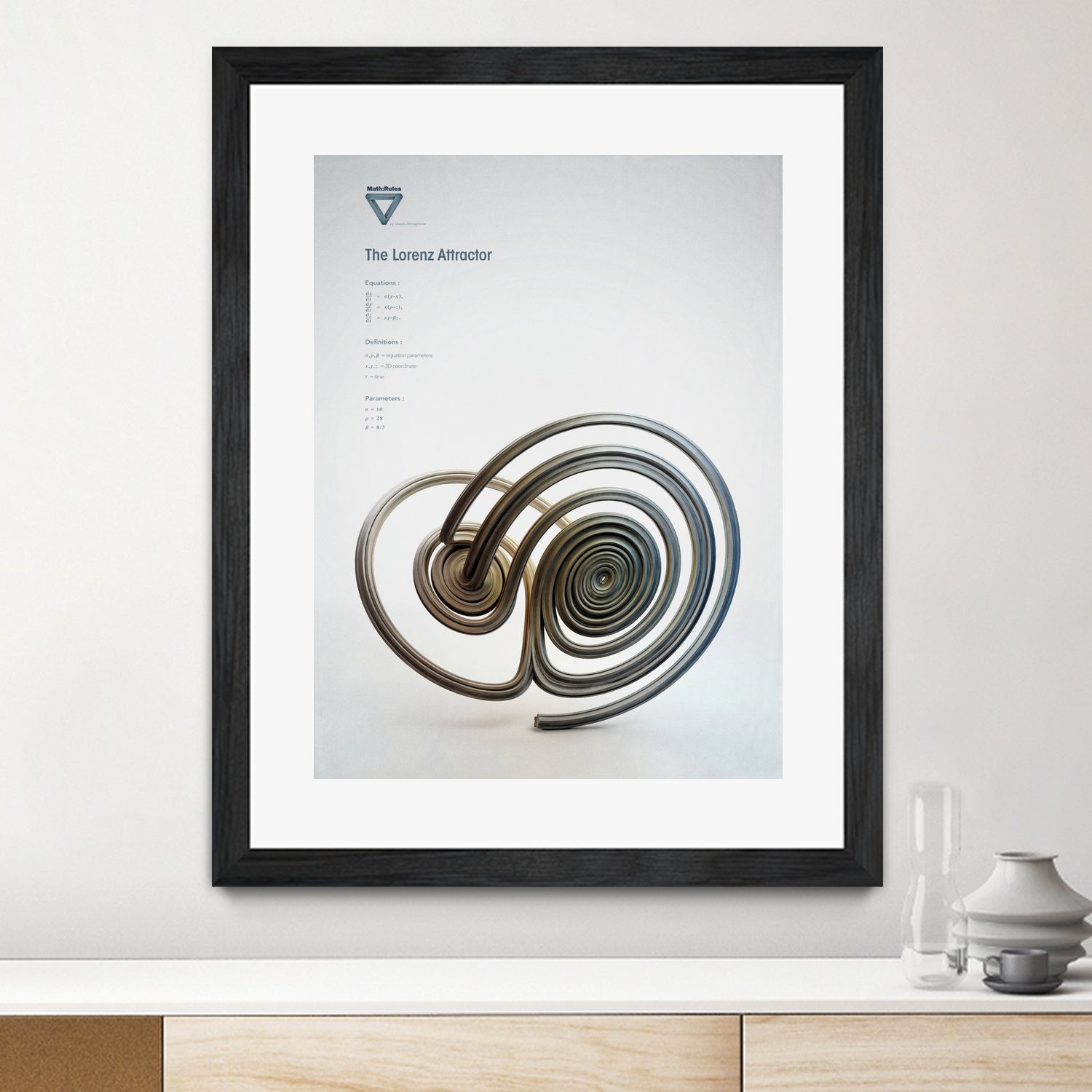 The Lorenz Attractor by . Chaotic Atmospheres on GIANT ART - 3d art