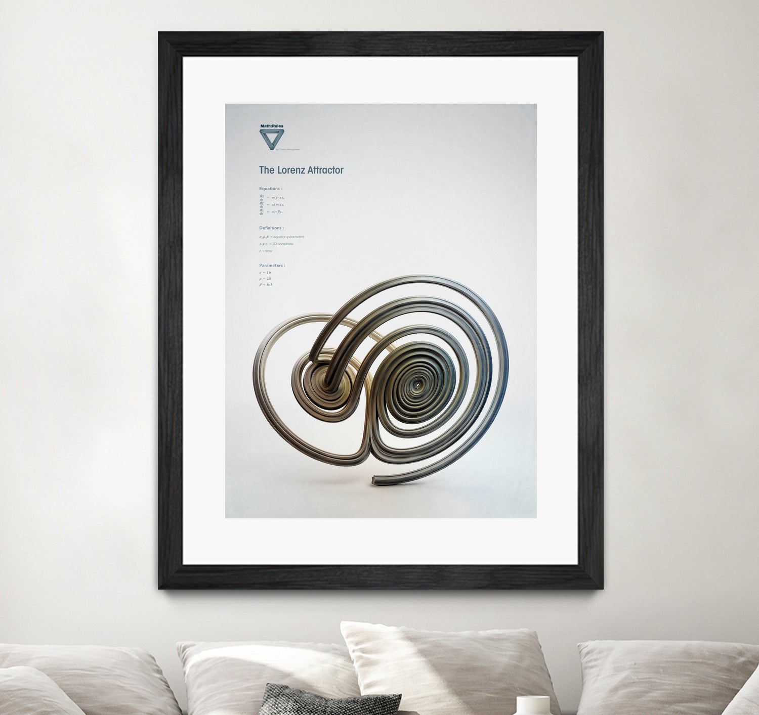 The Lorenz Attractor by . Chaotic Atmospheres on GIANT ART - 3d art