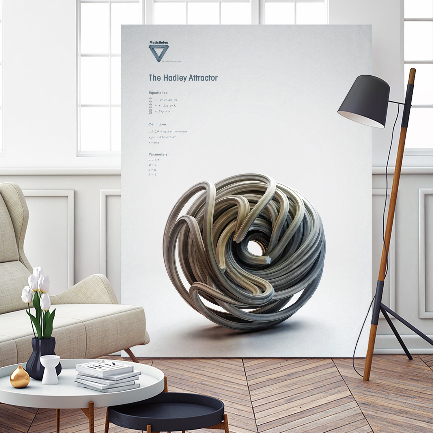 The Hadley Attractor by . Chaotic Atmospheres on GIANT ART - 3d art