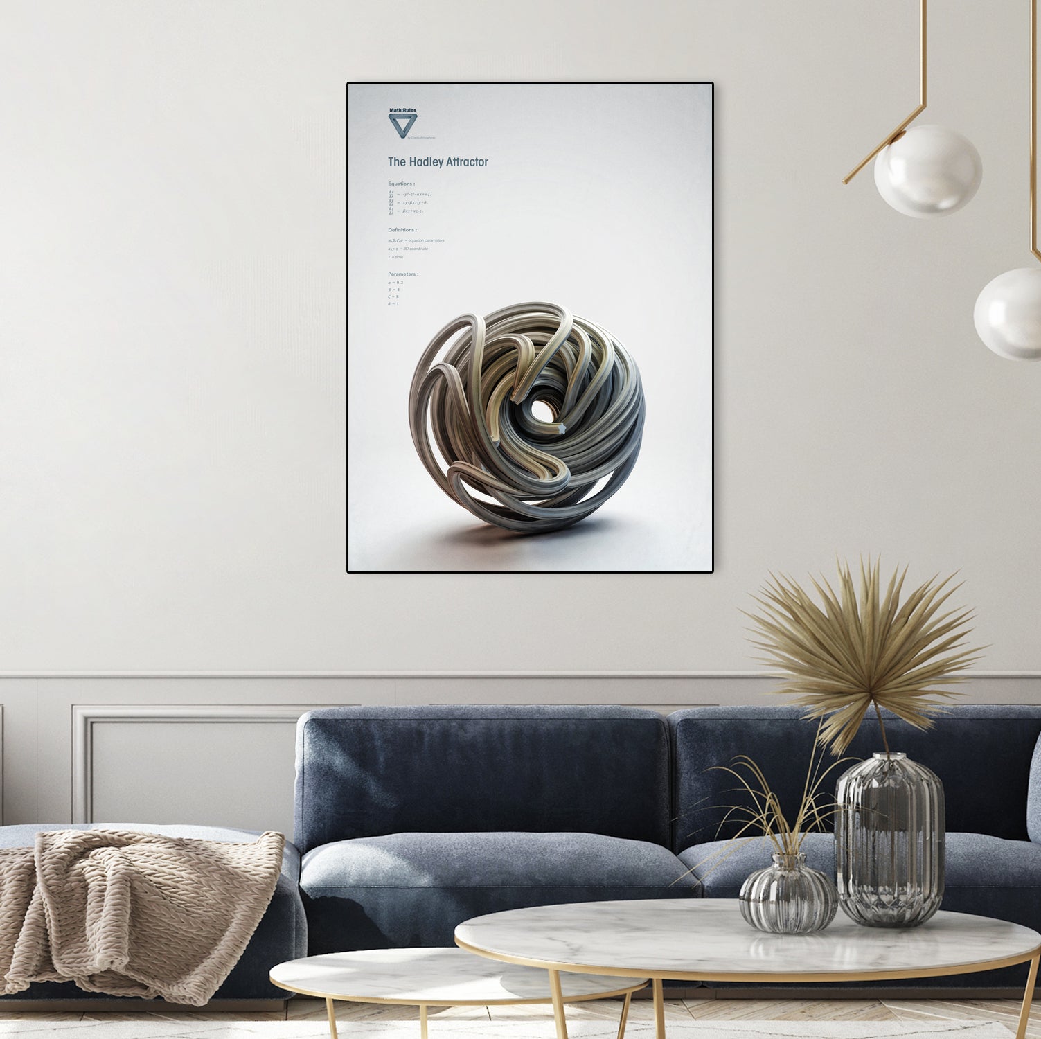 The Hadley Attractor by . Chaotic Atmospheres on GIANT ART - 3d art