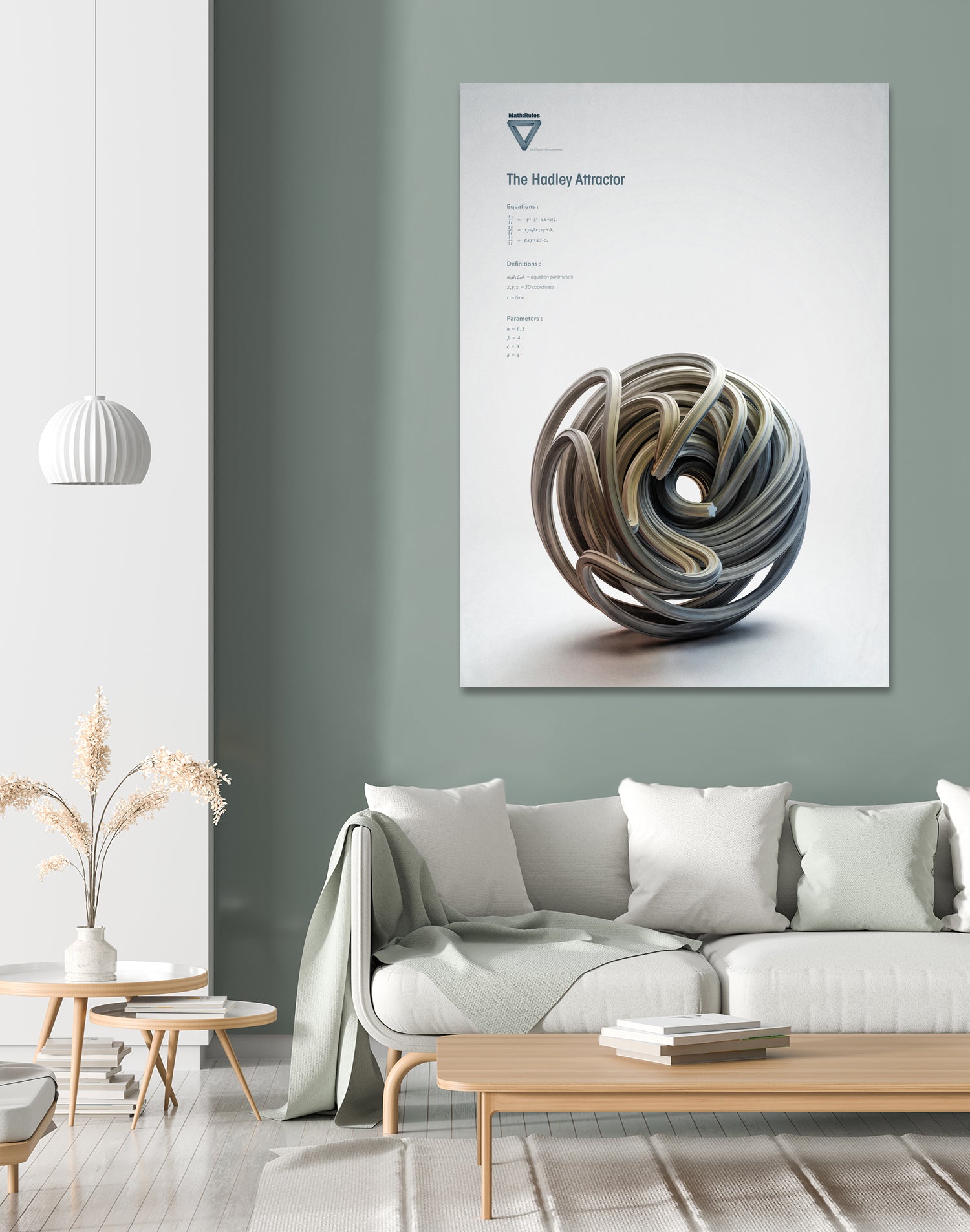 The Hadley Attractor by . Chaotic Atmospheres on GIANT ART - 3d art