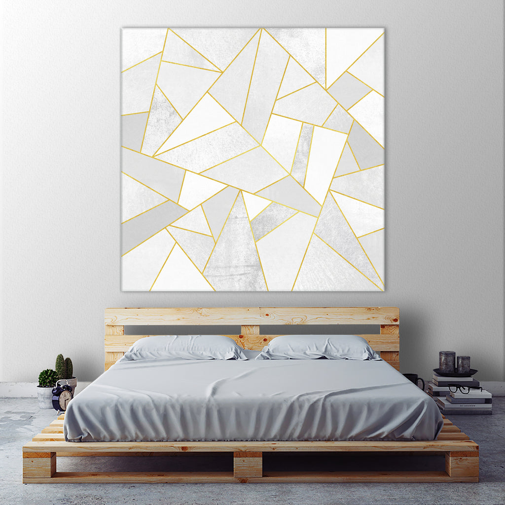 White Stone by Elisabeth Fredriksson on GIANT ART - white digital painting