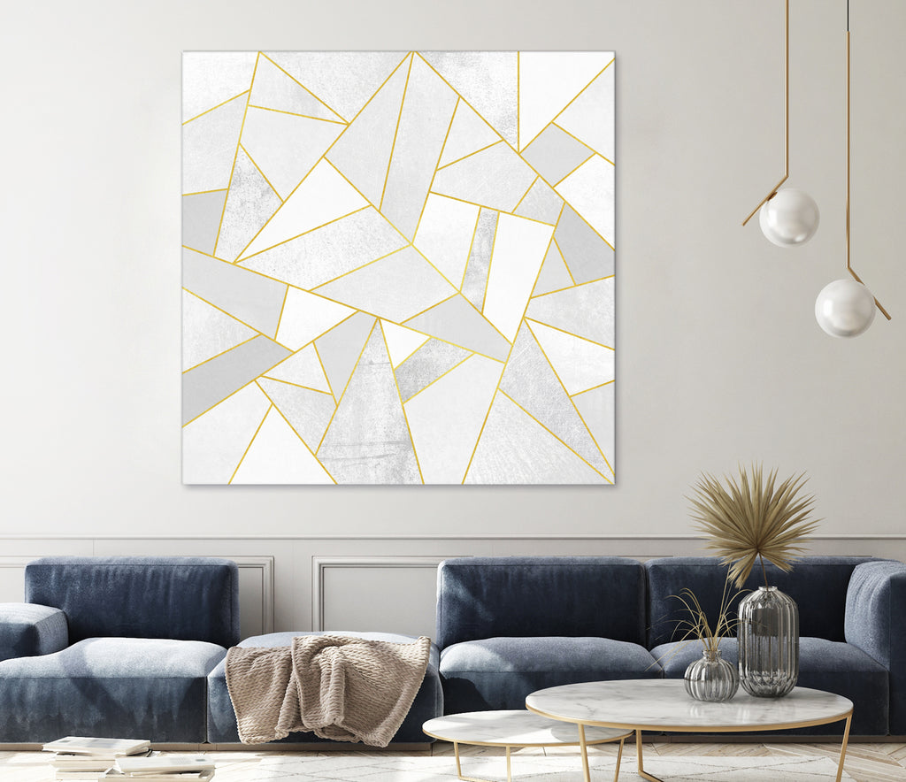 White Stone by Elisabeth Fredriksson on GIANT ART - white digital painting