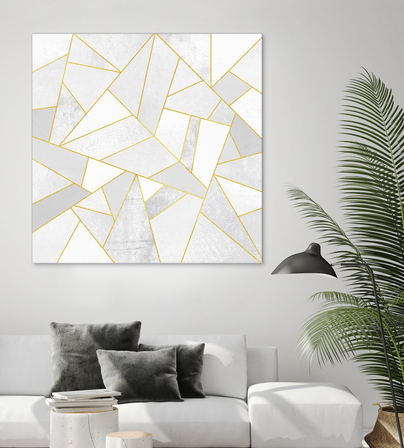 White Stone by Elisabeth Fredriksson on GIANT ART - white digital painting