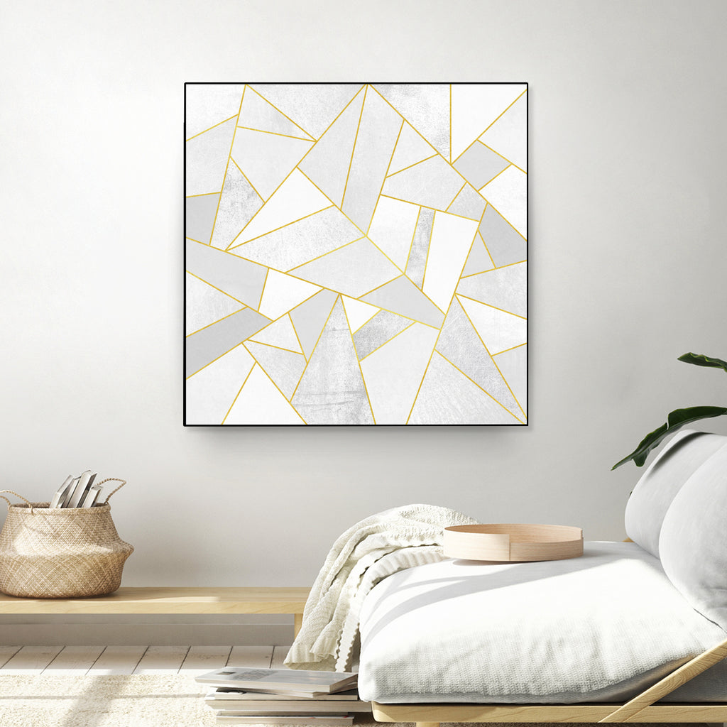 White Stone by Elisabeth Fredriksson on GIANT ART - white digital painting