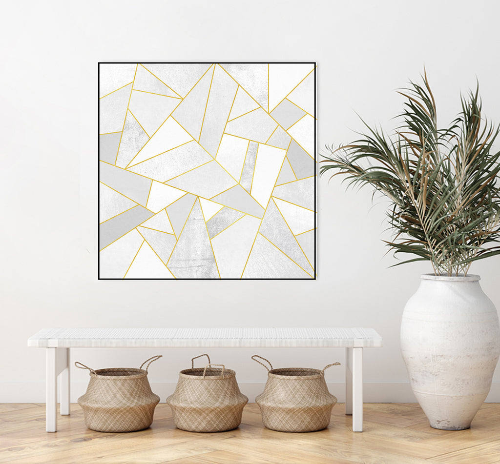 White Stone by Elisabeth Fredriksson on GIANT ART - white digital painting