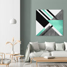 Foldings by Elisabeth Fredriksson on GIANT ART - blue digital painting