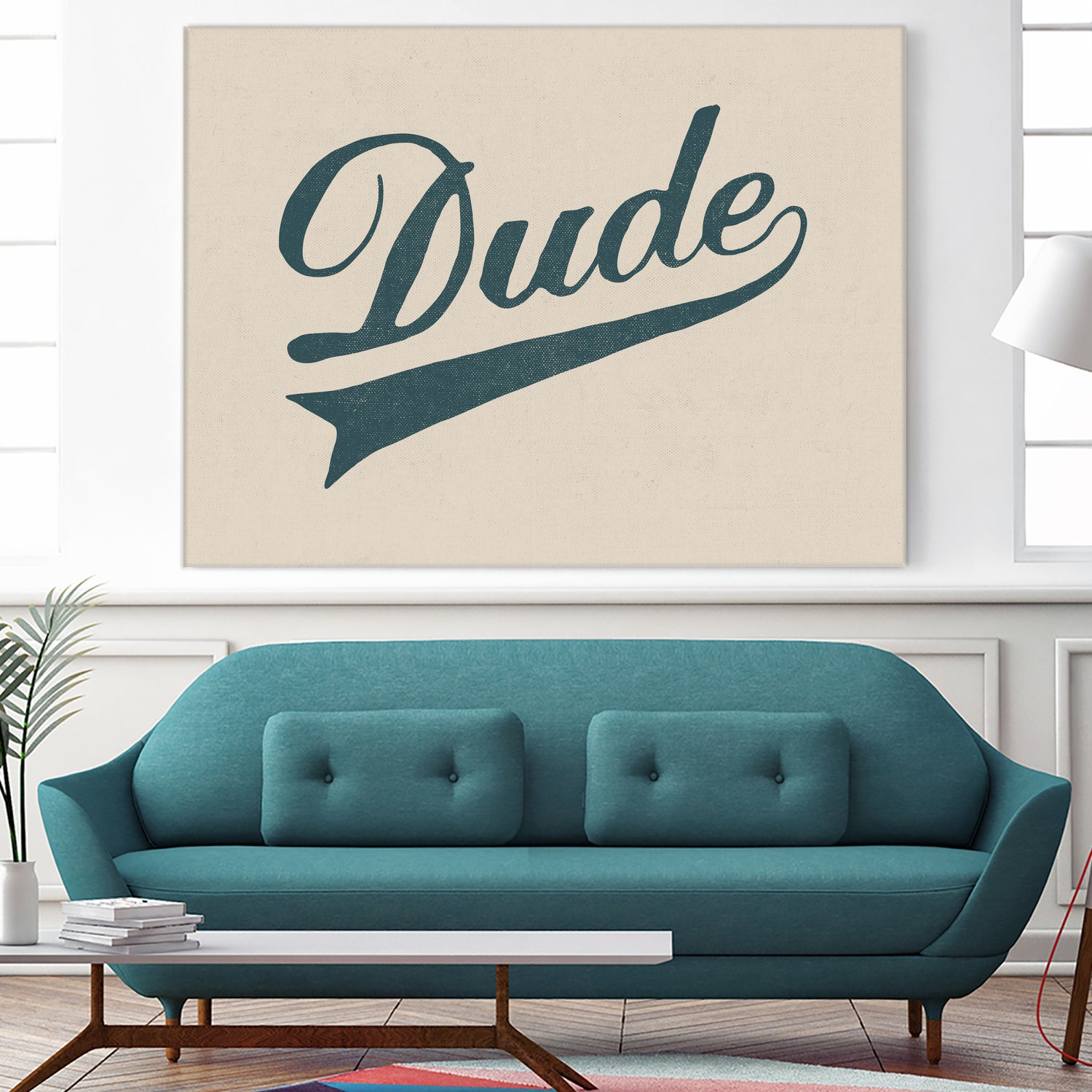 Dude by Florent Bodart on GIANT ART - brown typography