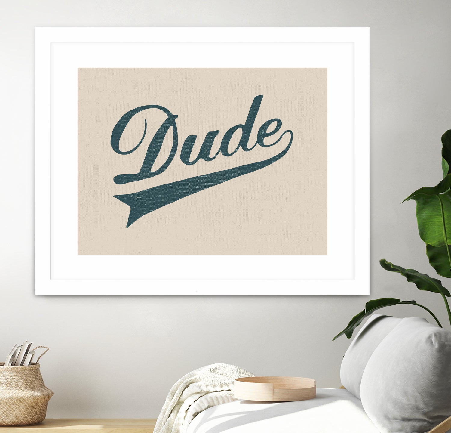 Dude by Florent Bodart on GIANT ART - brown typography