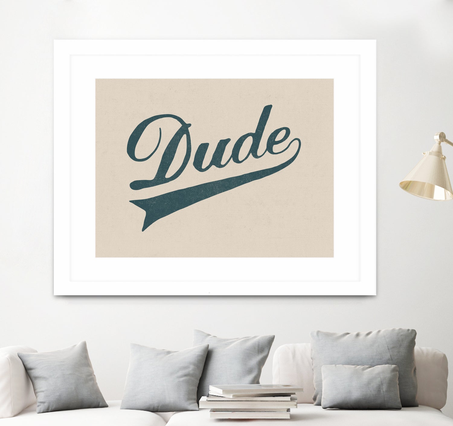 Dude by Florent Bodart on GIANT ART - brown typography