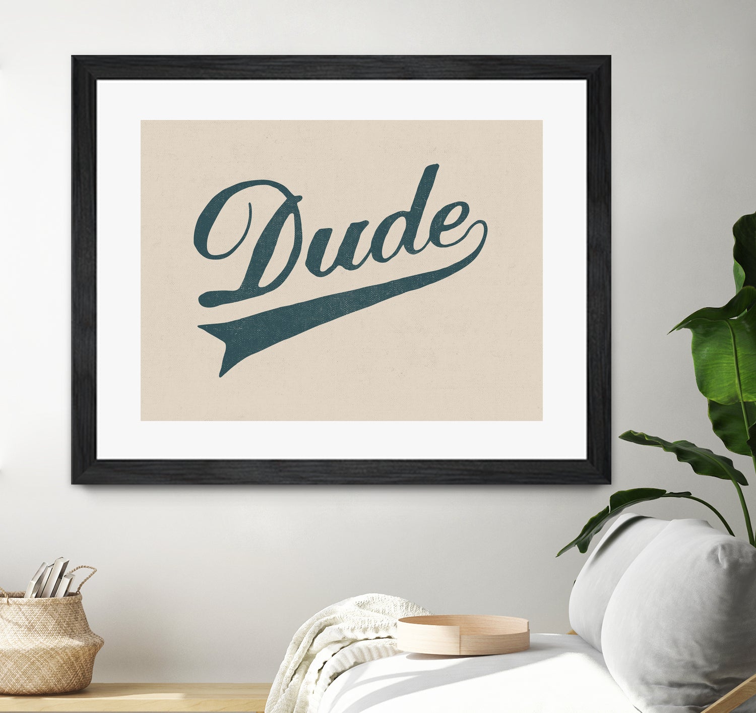 Dude by Florent Bodart on GIANT ART - brown typography