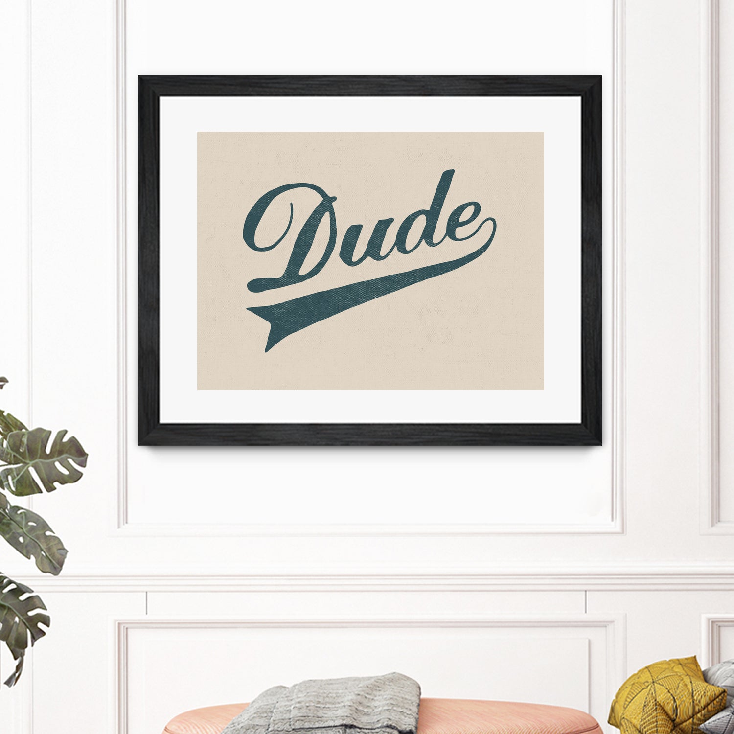 Dude by Florent Bodart on GIANT ART - brown typography