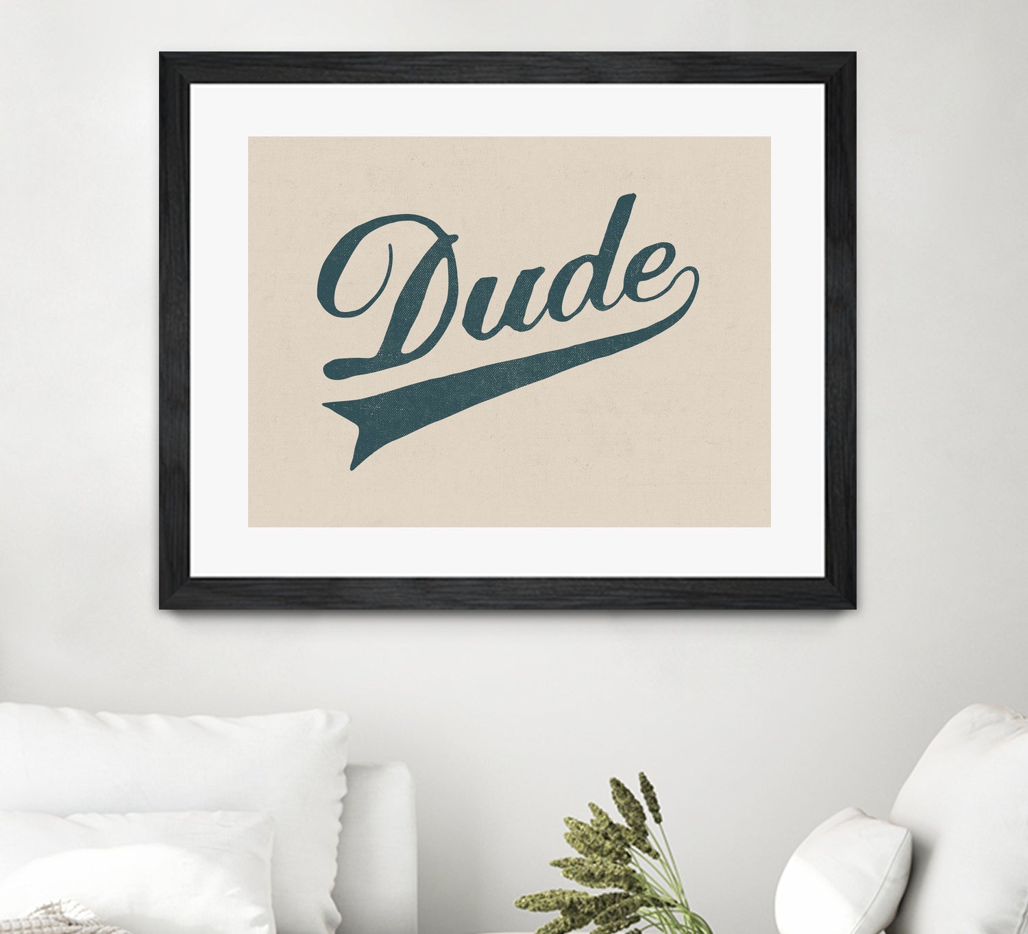 Dude by Florent Bodart on GIANT ART - brown typography