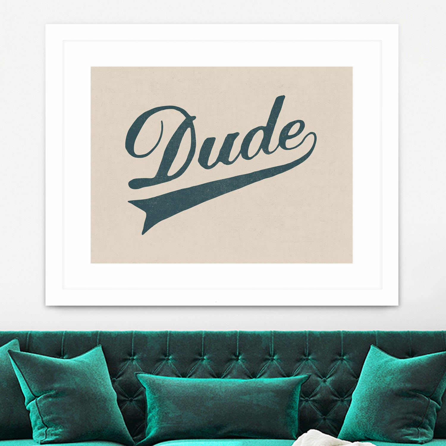 Dude by Florent Bodart on GIANT ART - brown typography