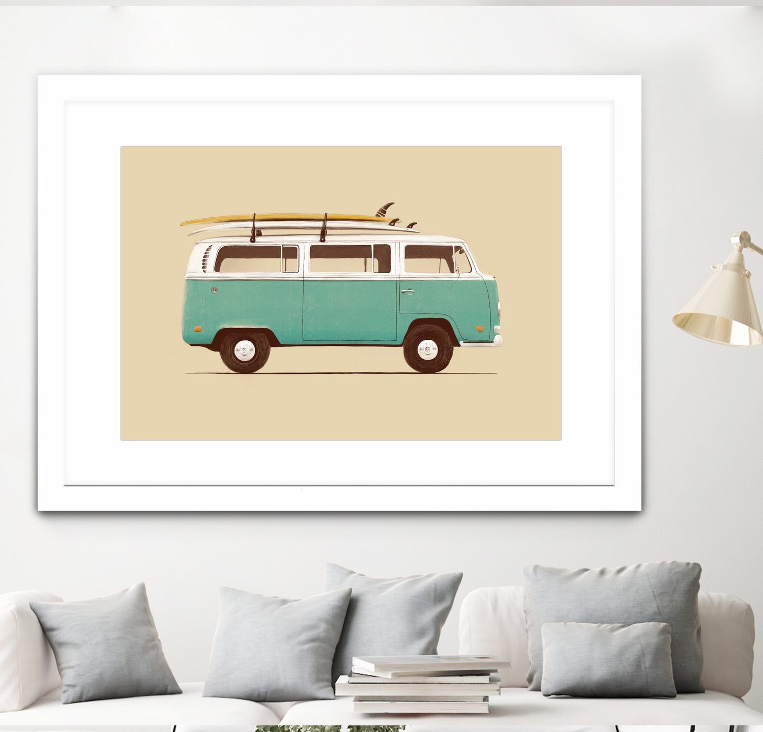 Blue Van by Florent Bodart on GIANT ART - blue digital drawing