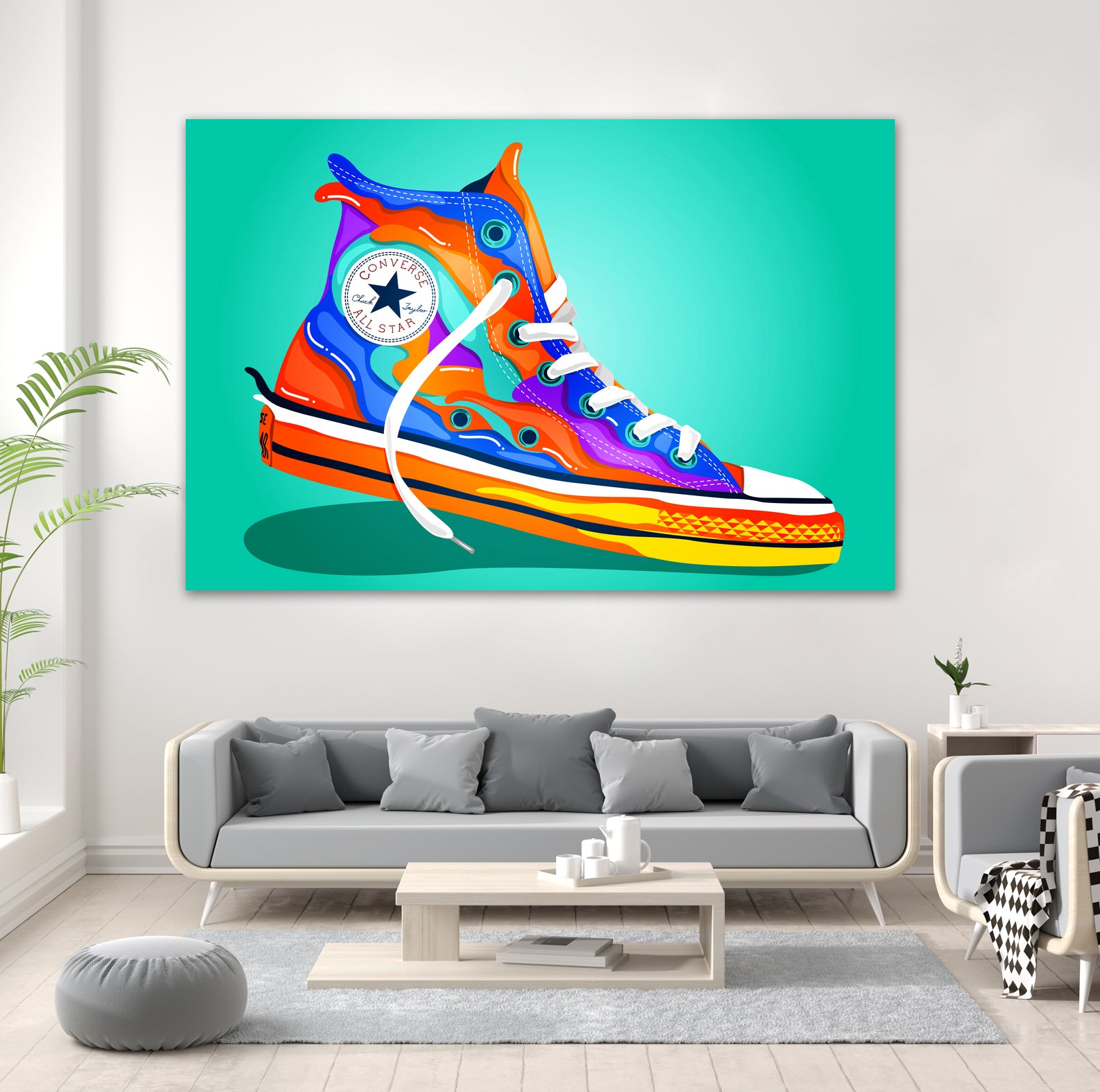 The Classic Series: Converse by Michelle Karyl Nerona on GIANT ART - white digital painting