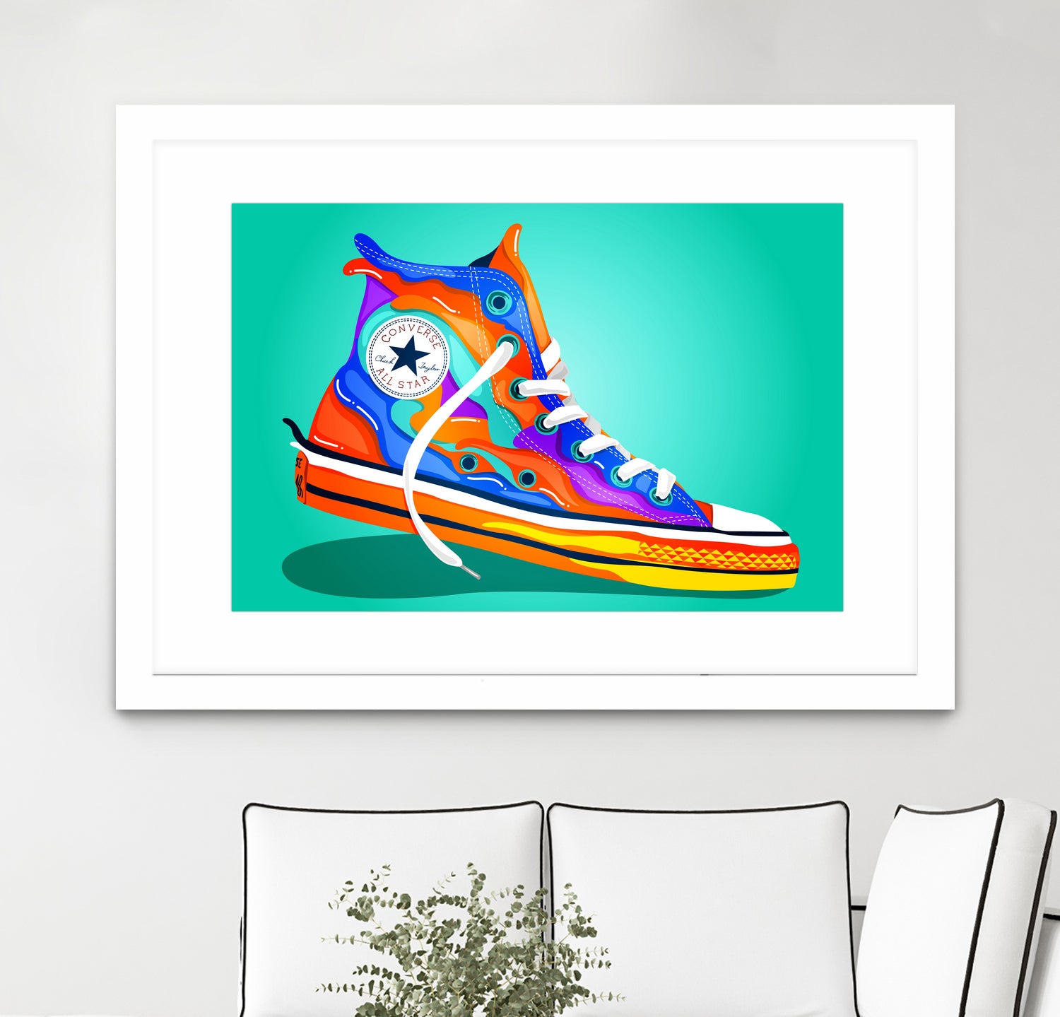 The Classic Series: Converse by Michelle Karyl Nerona on GIANT ART - white digital painting