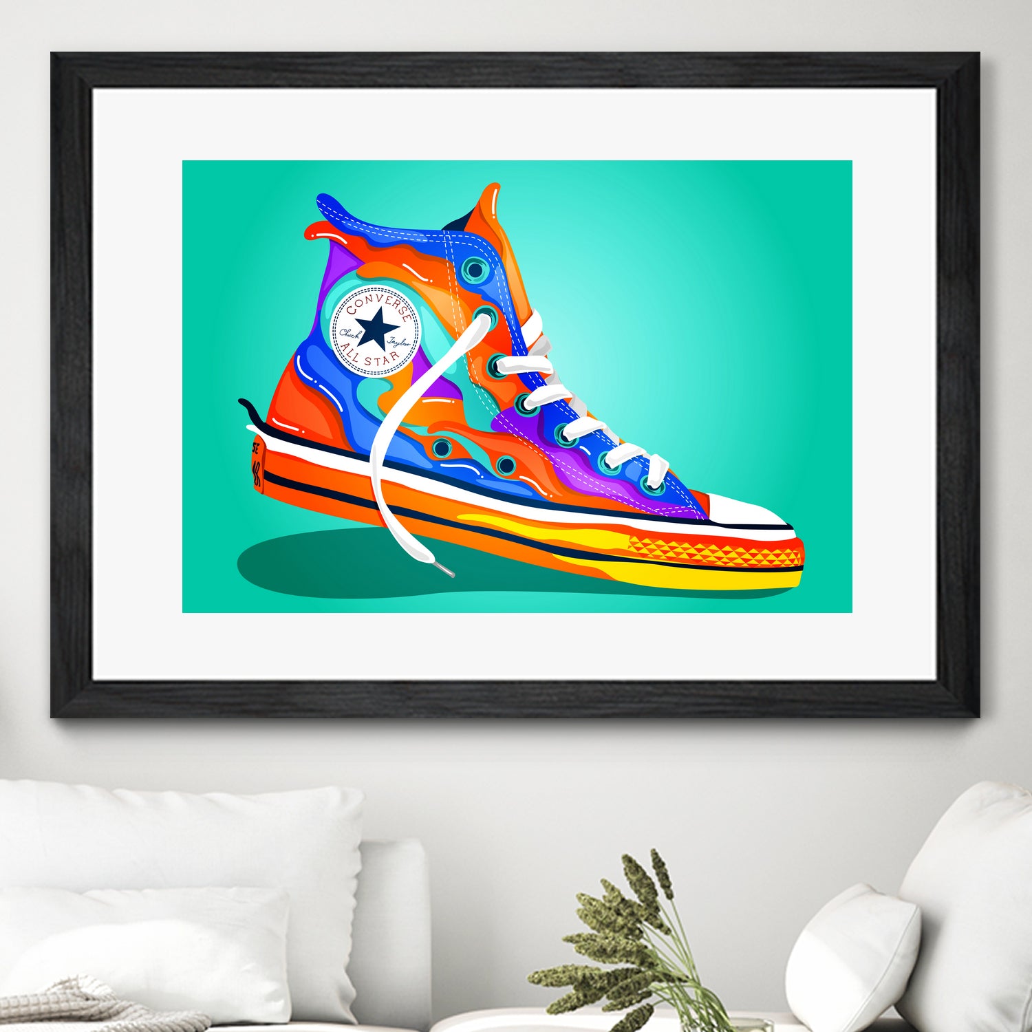 The Classic Series: Converse by Michelle Karyl Nerona on GIANT ART - white digital painting