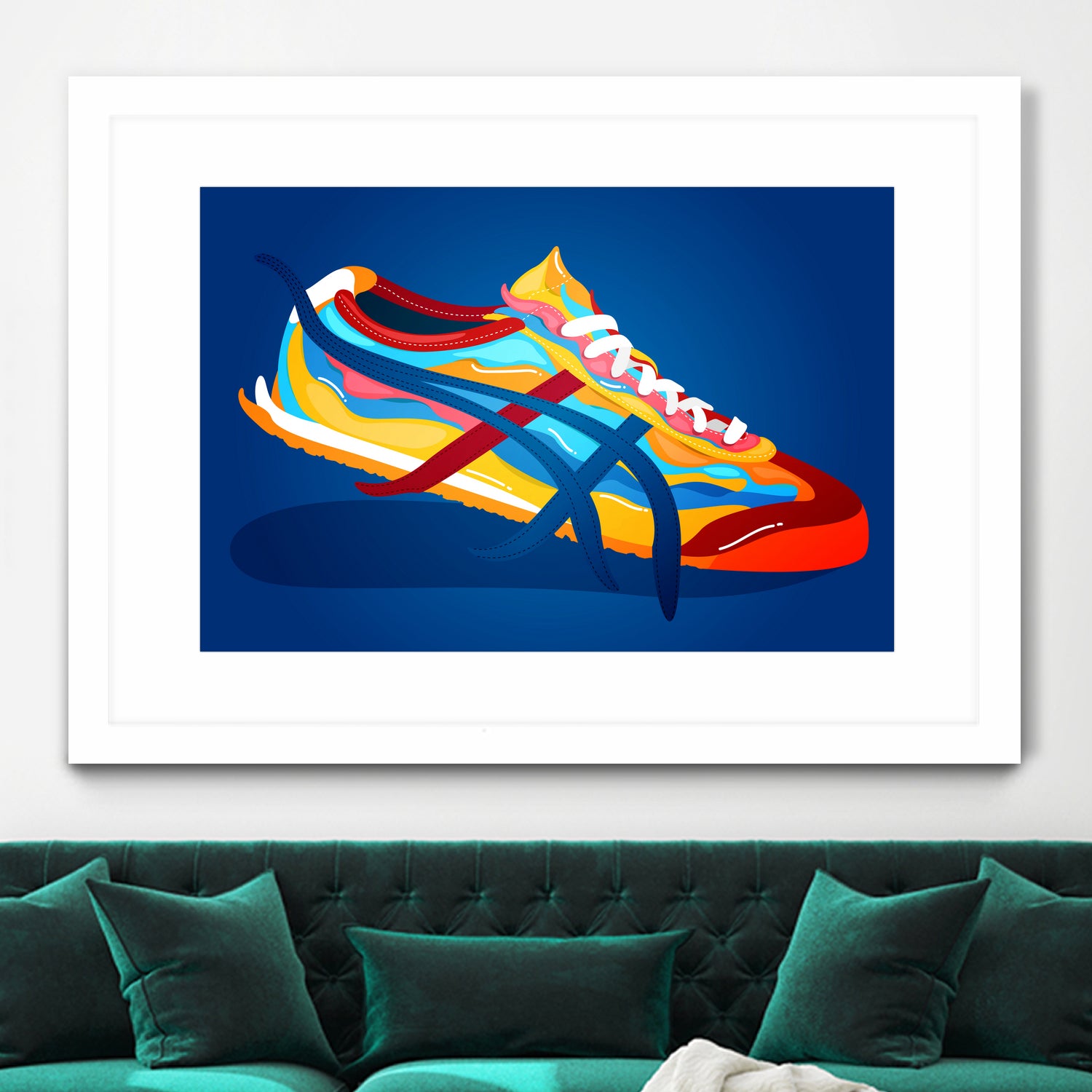 The Classic Series: Onitsuka Tiger Mexico 66 by Michelle Karyl Nerona on GIANT ART - white digital painting