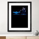 Walking the Shark by Rob Snow on GIANT ART - blue digital drawing