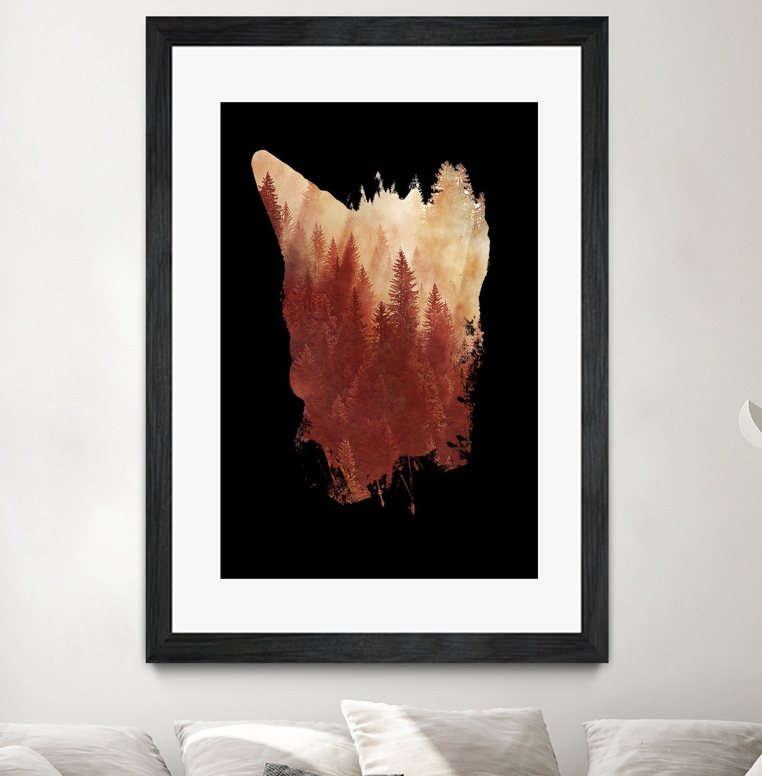 Blind Fox by Robert Farkas on GIANT ART - red digital painting