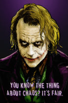 Joker Says by Dan Avenell on GIANT ART - fuchsia digital painting