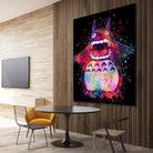 Totoro by Alessandro Pautasso on GIANT ART - black digital painting