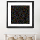 Ab Linear Rainbow B by Emeline Tate-Robertson on GIANT ART - black digital painting