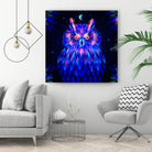 Fantasy Owl by Ilya Shapko on GIANT ART - blue character design