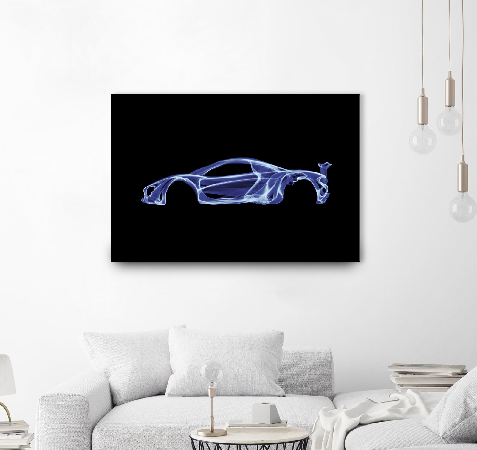 McLaren P1 by Octavian Mihai Mielu on GIANT ART - blue digital painting