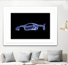 McLaren P1 by Octavian Mihai Mielu on GIANT ART - blue digital painting