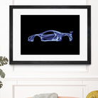 McLaren P1 by Octavian Mihai Mielu on GIANT ART - blue digital painting