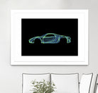 Porsche 918 spyder by Octavian Mihai Mielu on GIANT ART - green digital painting